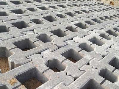 连锁护坡砖